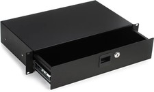 On-Stage Stands RDLS2000 2U Locking Rack Drawer Shallow