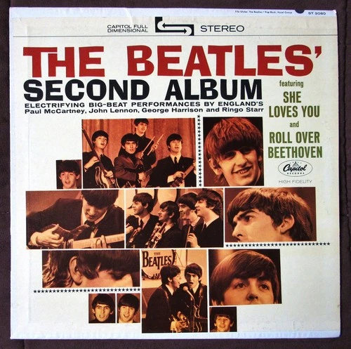 Beatles’ Second Album TWICE UNCONFIRMED/ERROR LP Apple Labels 1970 SCARCE, EX!