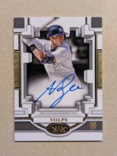 Anthony Volpe /99 Auto TOPPS Tier One 2023 RC Yankees