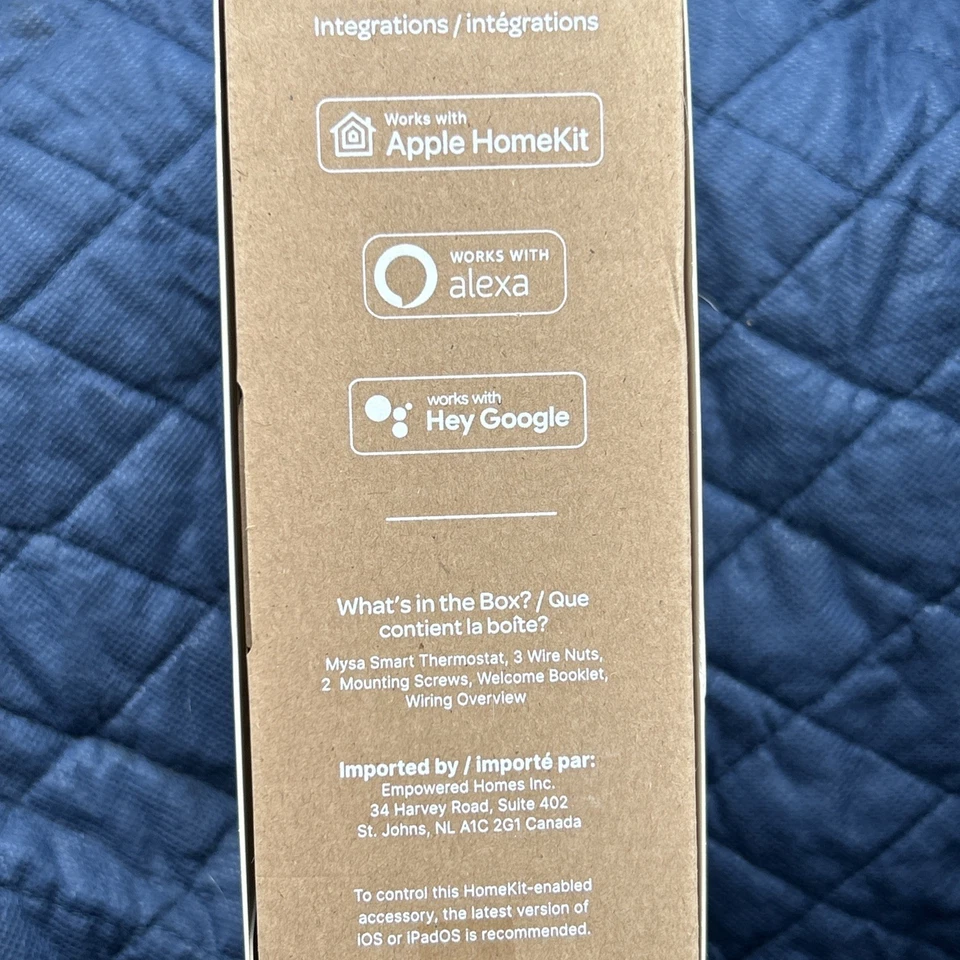 Mysa Smart Thermostat for Electric Baseboard Heaters V2 - White (MYSA BB V2-0) - Image 4 of 4