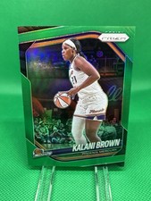 2025 Panini Prizm WNBA Kalani Brown #55 Green Prizm Phoenix Mercury