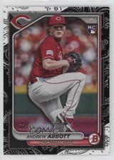 2024 Bowman Black Pattern 1/15 Andrew Abbott #70 0n64