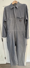 Dickies Hickory Coveralls Herringbone Workwear Men's Large Regular