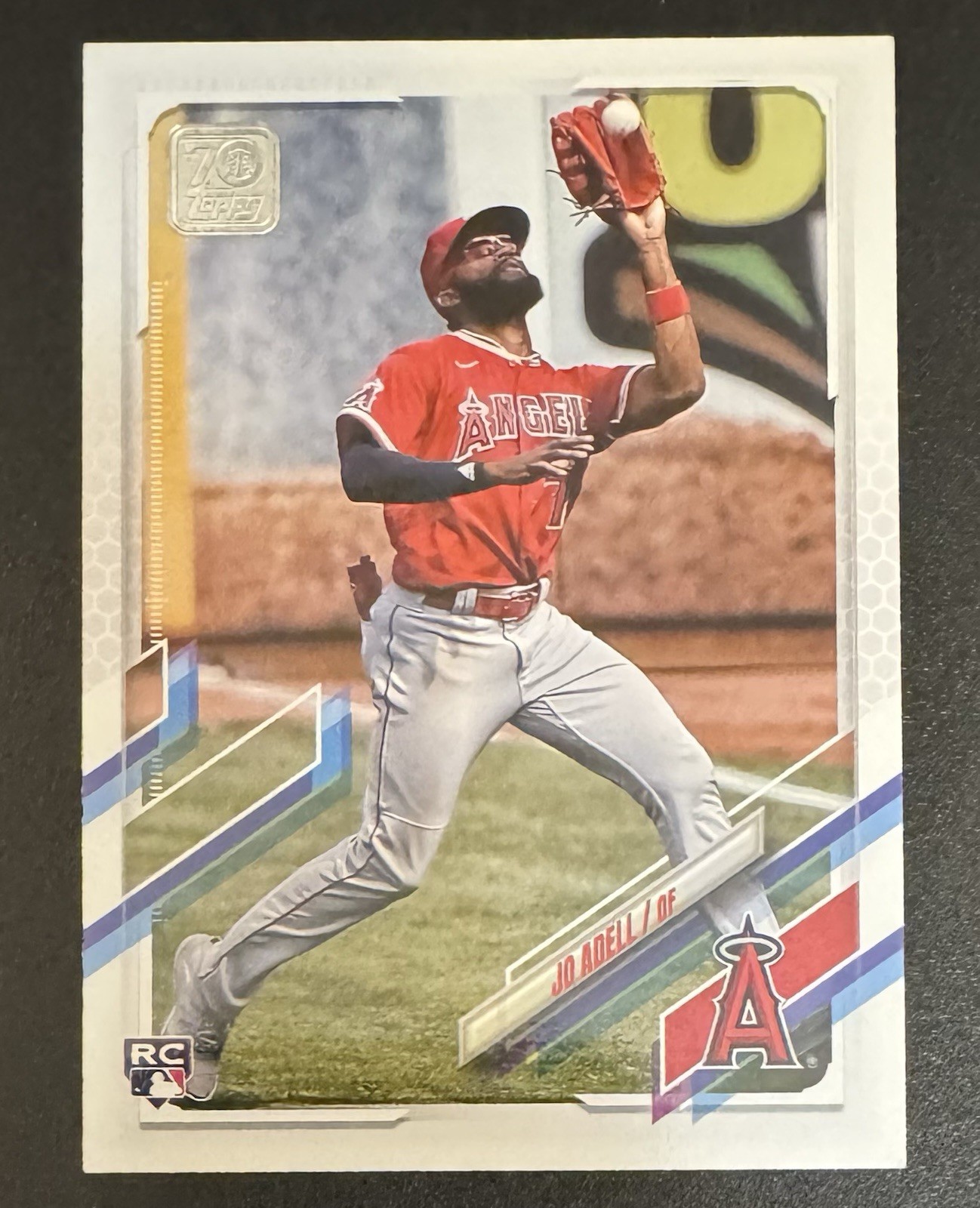 Jo Adell 2021 Topps ROOKIE Photo Variation SP #43 - Los Angeles Angels