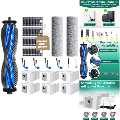 Zubehörset Kompatibel für Ecovacs Deebot T80 Pro Omni X8 OMNI X8 Pro