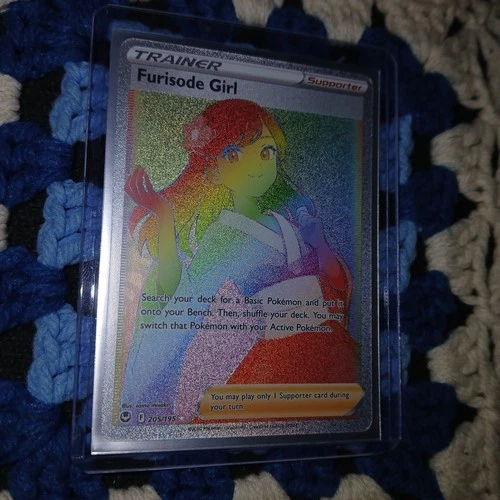2022 Pokemon SWSH Silver Tempest Furisode Girl #205/195