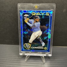 2024 Topps Chrome Sapphire Edition Junior Caminero RC 📈📈📈🔥🔥🔥 CLEAN