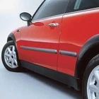 47mm BLACK Car Body Door Protector Moulding + ends fits RENAULT (DP1)