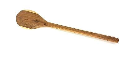 Ceylon Natural Wooden Spoon 1x Long Handle for Kitchen Cooking Made by Teak Wood