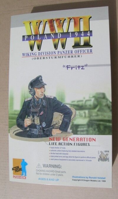 Dragon WWII Wiking Division Panzer officer Fritz Poland 1944 Dragon WWII Wiking Division Panzer officer Fritz Poland 1944
