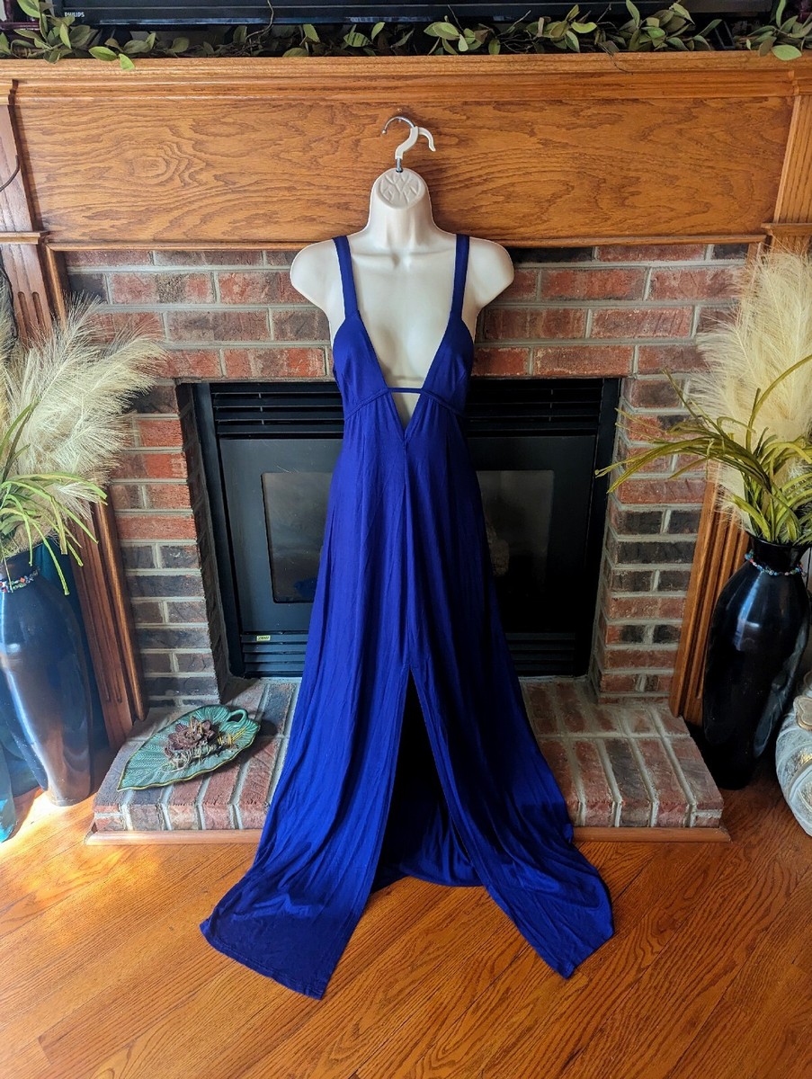 tobi dresses Tobi Brand New With Tags Bluish Purple Maxi Dress Women Size Medium