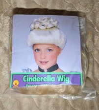 CINDERELLA Wig Princess Fancy Dress Halloween Child Costume Accessory Blonde