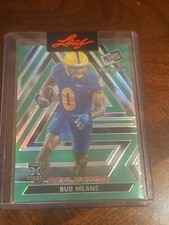 bub means 1/1 card one of one out 1 nfl Pittsburgh Panthers football rookie rc