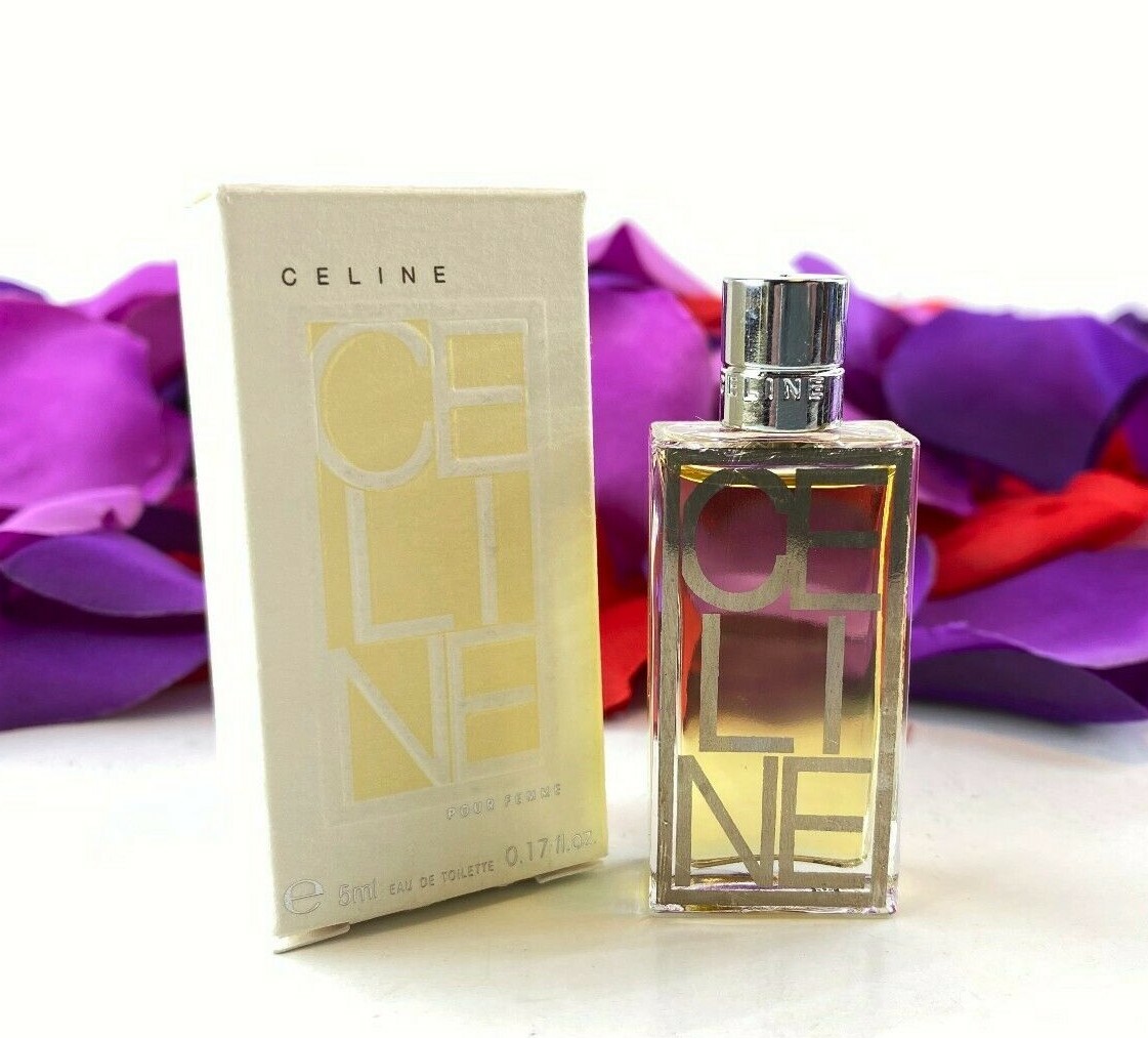 CELINE Pour Femme EDT (.17oz / 5ml) Travel Splash Mini *NEW in Box