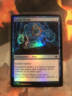 MTG Zoetic Glyph FOIL The Lost Caverns of Ixalan LCI 0086 NM