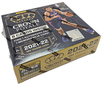 2021-22 Panini Crown Royale Basketball Factory Sealed Hobby Box - 2 Hits Per Box