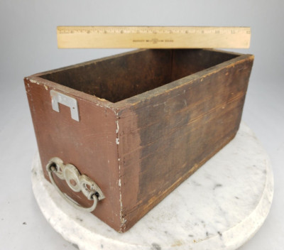 Wood Rustic Shabby Box Drawer Farmhouse Primitive Salvage Decor Chic ...
