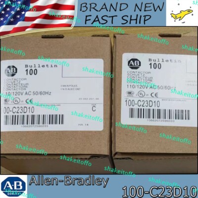 AB 100-C23D10 1PC US AB 100-C23D10 23 Amp 120VAC - Standard Contactor