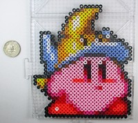 Kirby Cutter Perler Bead Pixel Art Magnet Kirby Cutter Perler Bead Pixel Art Magnet