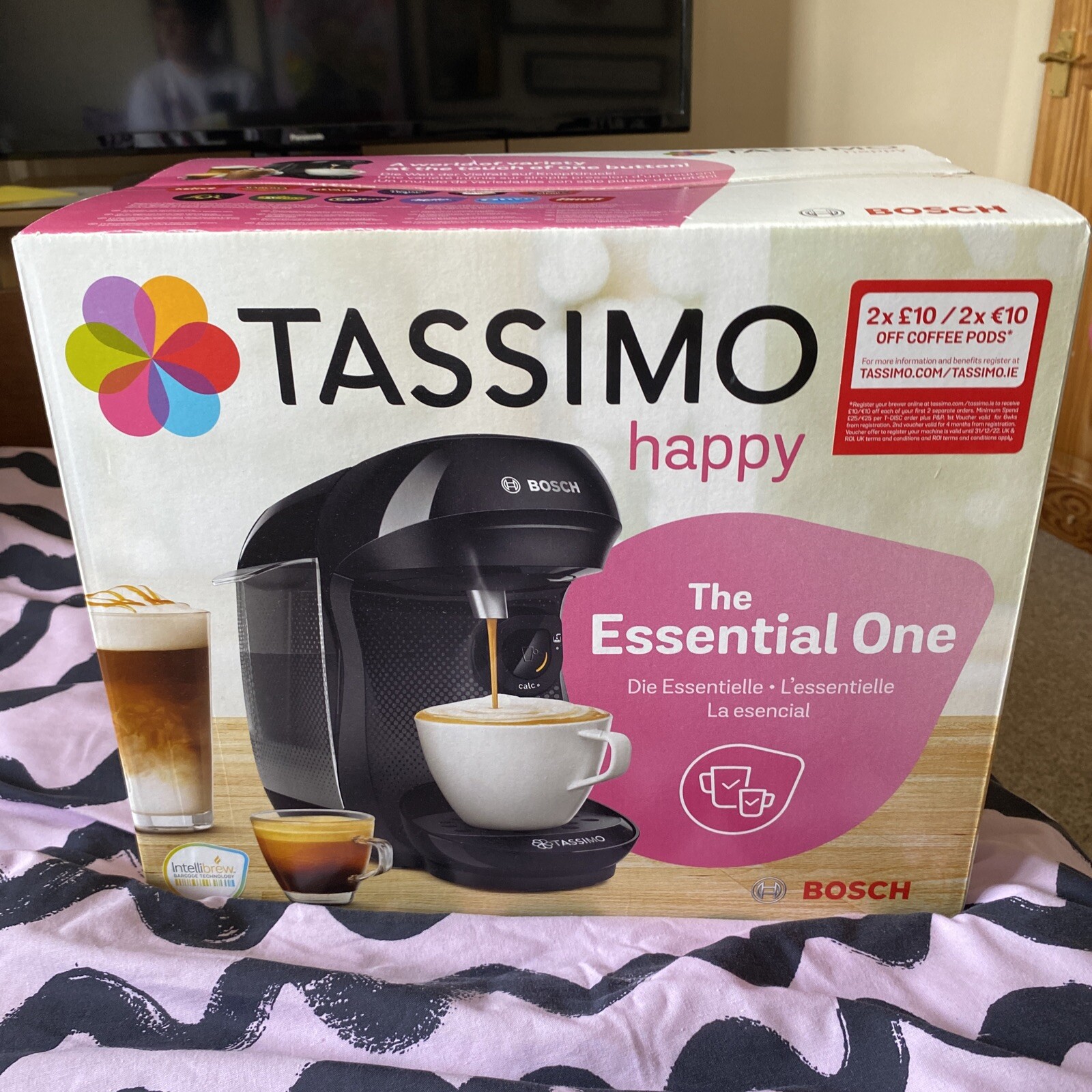 Bosch Tassimo Happy Pod Coffee Machine Black 696537581114 eBay