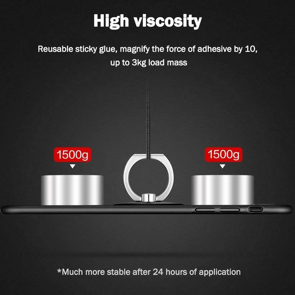 Finger Grip Ring Stand Phone Holder For iPhone Phone Tablet Rotating 360° UK - Image 2 of 4