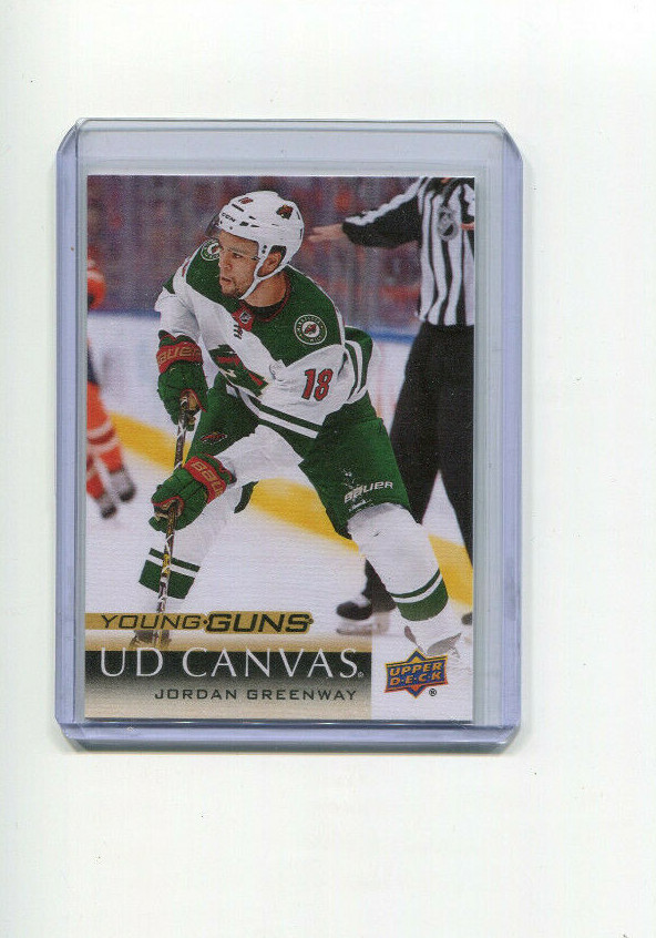 2018-19 Upper Deck Young Guns Canvas Jordan Greenway Rookie C226