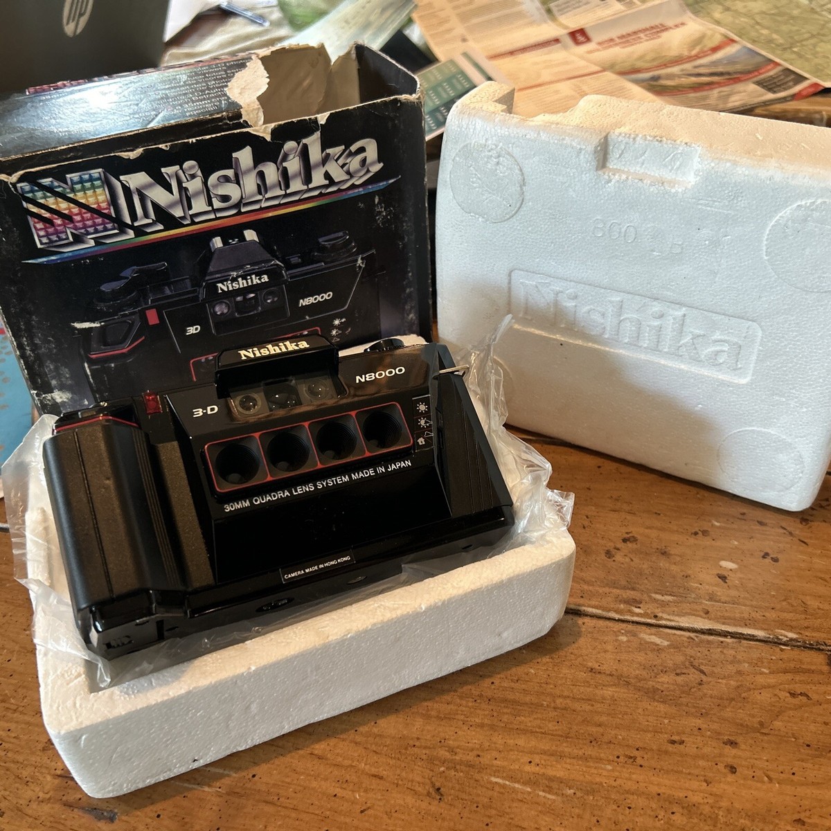 Nishika N8000 35mm Quadrascopic Stereo 3D Photo Lenticular Film