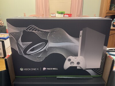 Xbox One X Taco Bell Platinum Limited Edition w/Xbox Elite Controller SEALED