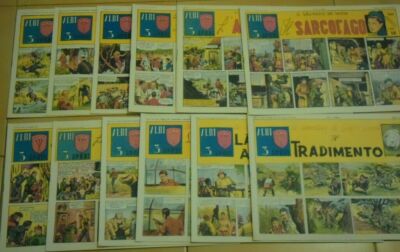 ALBI 3 three SWORDS EDITION THE CAR 1946 COMPLETE SERIES No. 1/14 -b-reprint loves...