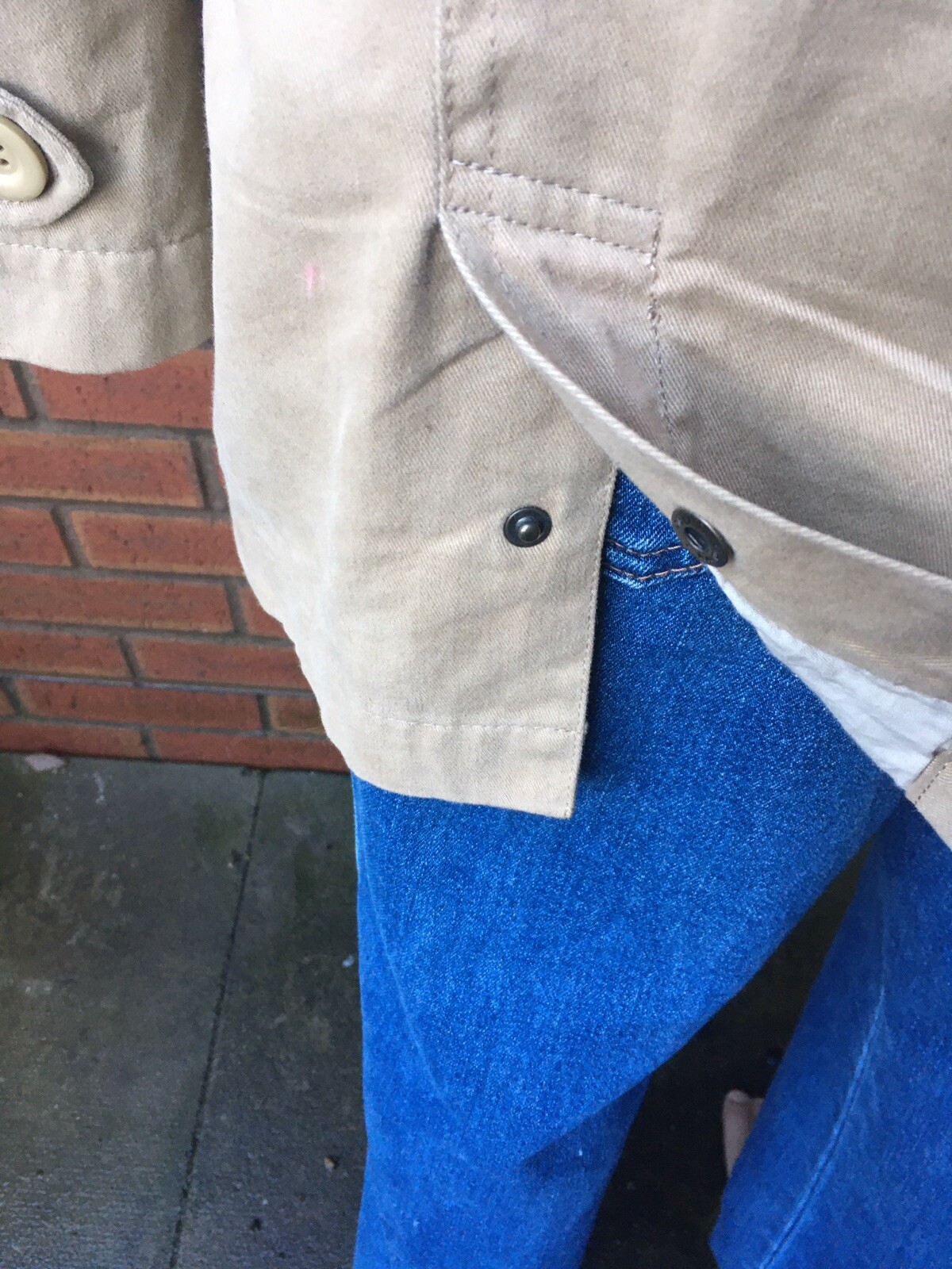 Men’s High and mighty Beige Jacket /coat Size 1XL Tall Stone Twill , RRP £129 image 4