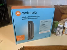 Motorola MG7550 16X4 Cable Modem & AC1900 WiFi Router Xfinity Cox Spectrum