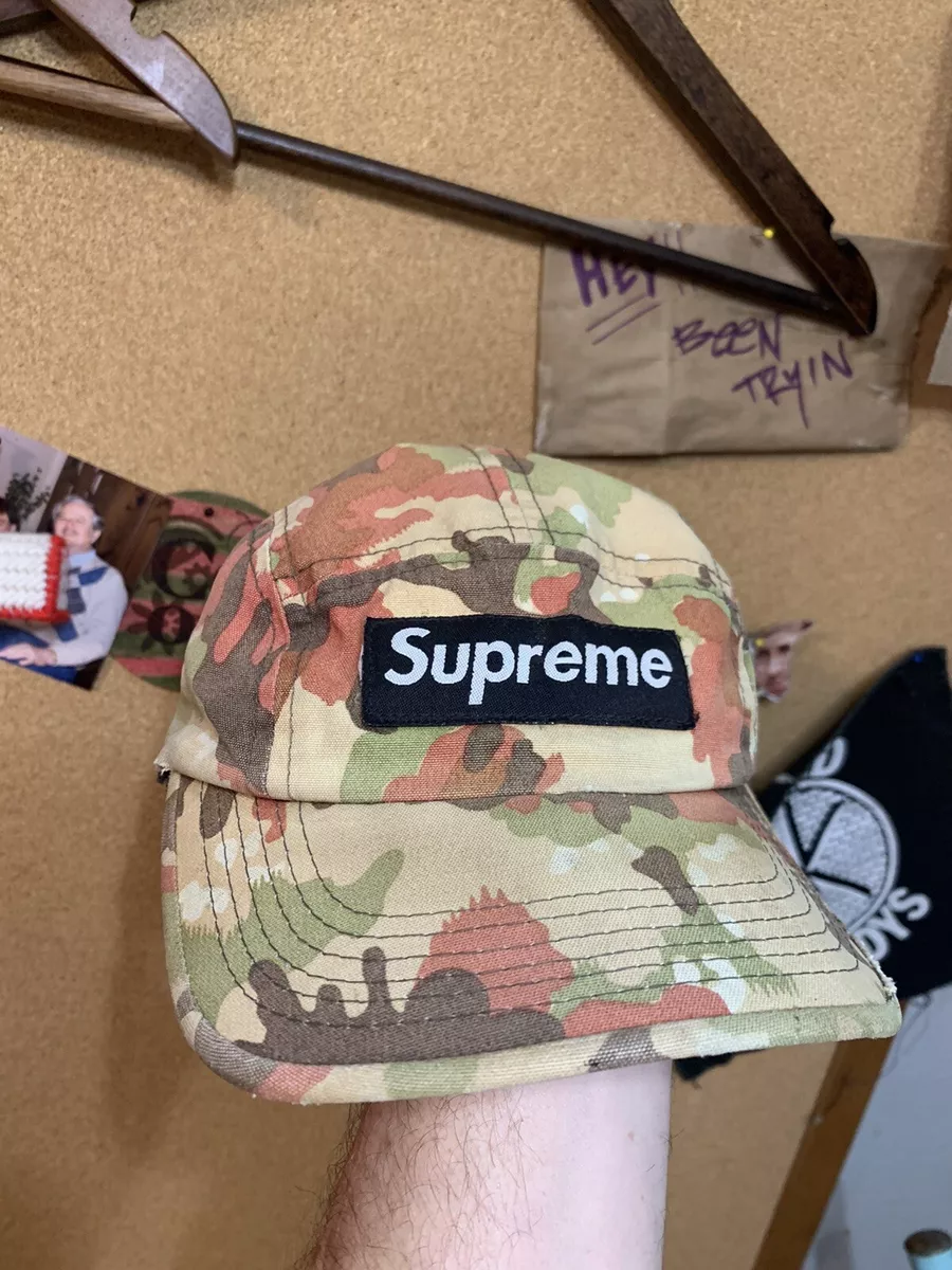 Supreme Vintage Camo Camp Cap G814