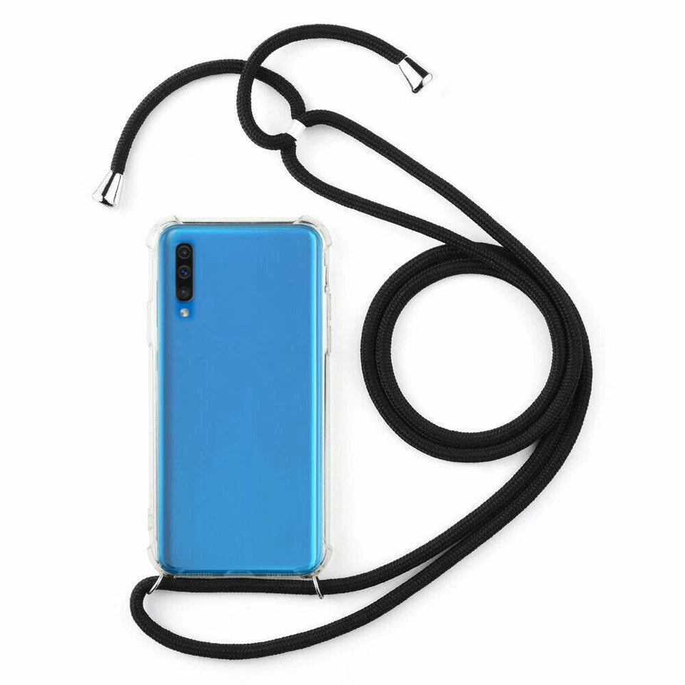 Funda Para Teléfono Con Correa De Cuello Negra - Imagen 3 de 4