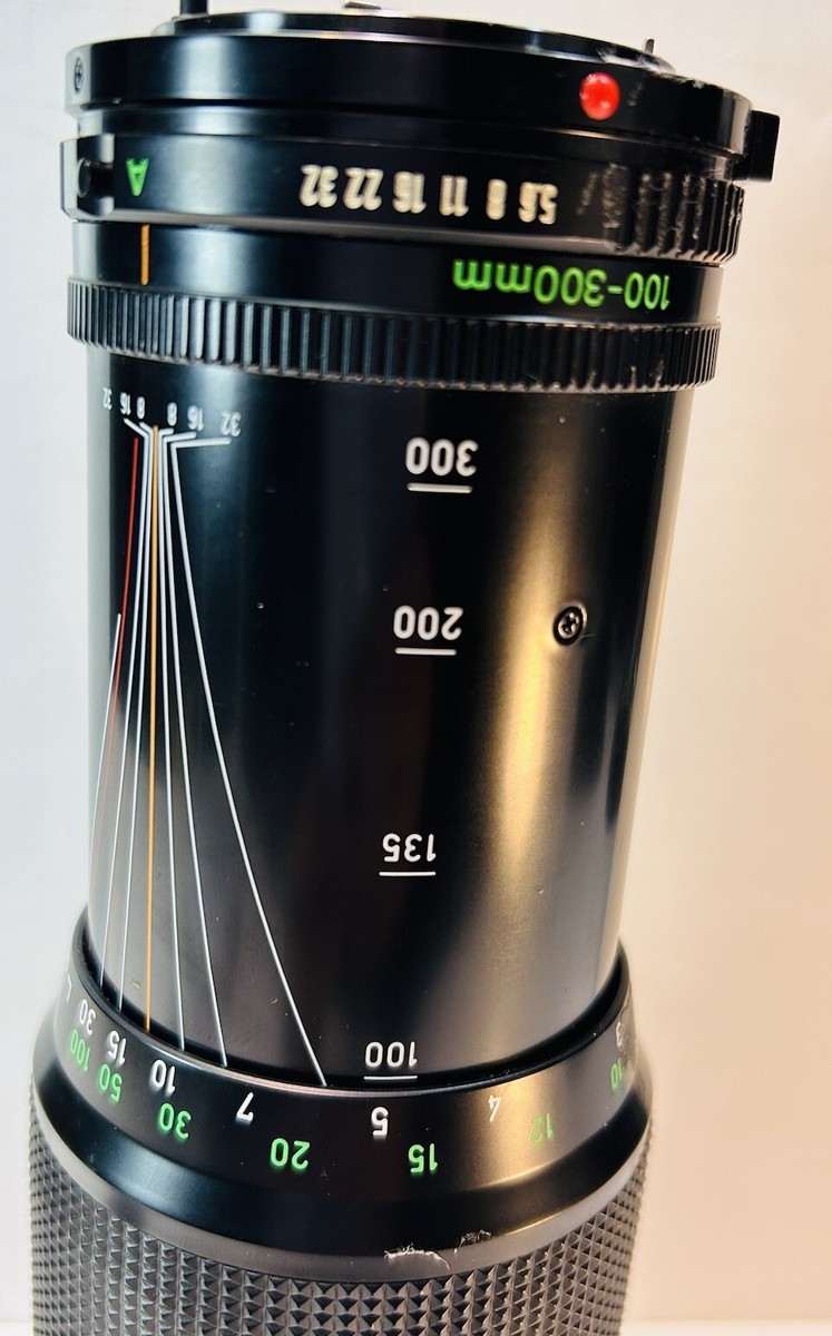 Vintage Canon Zoom Lens FD 100-300mm 1:5.6 Made In Japan UNTESTED