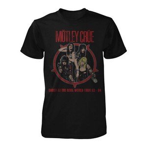 モトリクルー　ヴィンテージ　Tシャツ　1983-84 シャウトアットザデビル Motley Crue Vintage Shout At The Devil 83 Tour Men's Black T