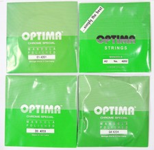 Germany OPTIMA Mandola Chrome Special Strings Green 4205, Loop End, a full set