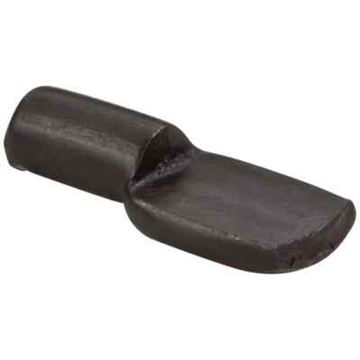 20 Pack- Black 5 mm Pin Spoon Shelf Supports