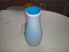 IKEA Vasenlampe Mylonit Glas weiß hell blau - Lampe Leuchte hellblau - wow !