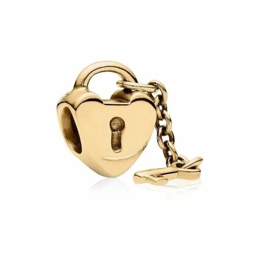 Gold PANDORA Echtschmuck-Charm-Anhänger