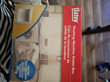 OATEY WHITE WASHING MACHINE OUTLET BOX, 38820, VALVES NOT INCLUDED New In Box