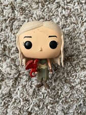 Funko Pop! Juego de Tronos Daenerys Targaryen #03 ERROR Toda Figura Dragón Rojo