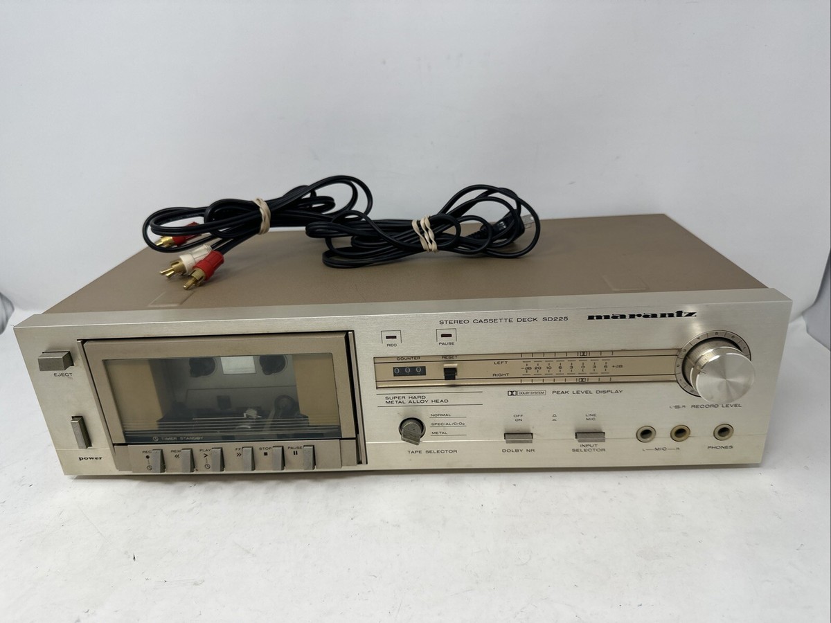 Vintage Marantz Cassette Deck SD225 - Made In Japan For Parts. | eBay