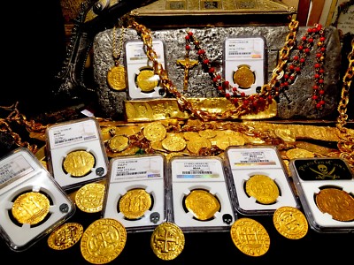 ATOCHA FLEET SHIPWRECK TREASURE GOLD BAR MEL FISHER COA MAGAZINE