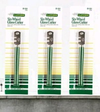 Fletcher Six Wheel Turret Glass Cutter 3 Pack NEW 01-511
