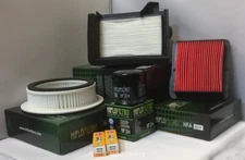 Service Kit For YAMAHA XP530 TMAX (2017 to 2019) Filters and 2 x NGK Spark Plugs