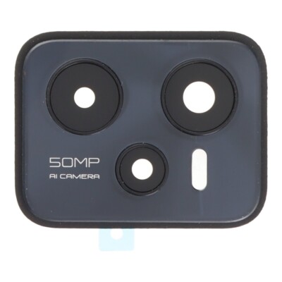 For REALME C35 Lens glass camera and bezel photo black