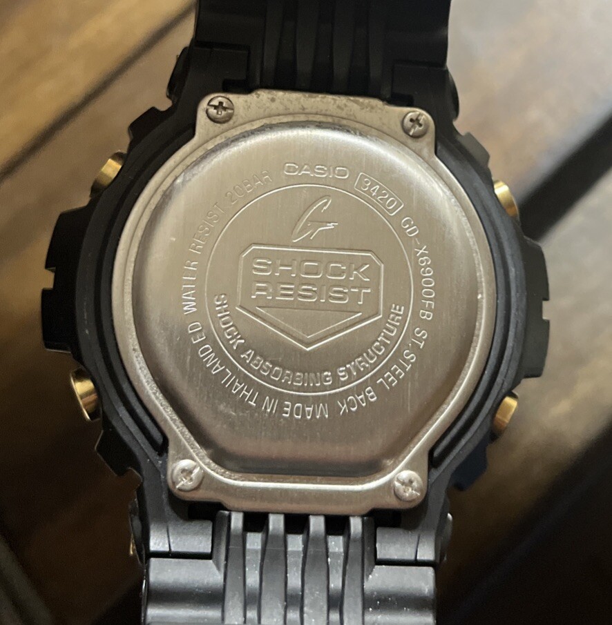 G-SHOCK Black and Gold Casio 3420 GD-X6900FB Tested G-SHOCK Black and Gold Casio 3420 GD-X6900FB Tested