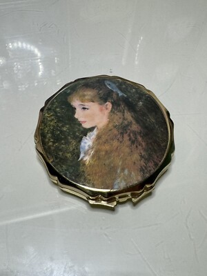 Irene Cahen D Anvers On Paper by Pierre-Auguste Renoir Compact Mirror Vintage