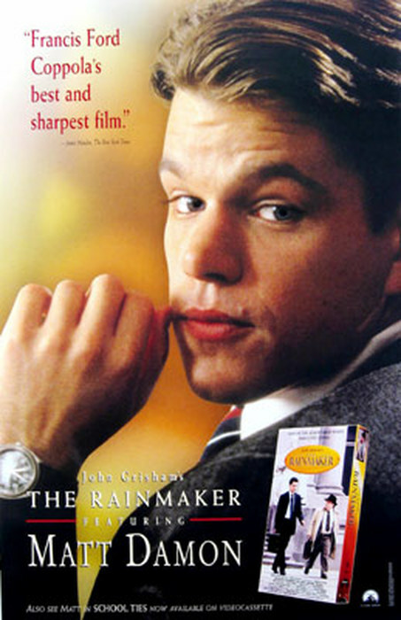 The Rainmaker (Video) Original Video/Dvd Ad Poster