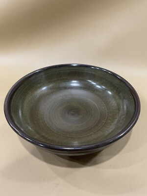 Vintage Franciscan Earthenware Brown Green Ceramic Bowl